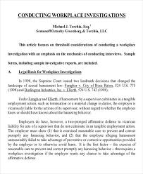 For more info, see insert a symbol in word. 8 Workplace Investigation Report Templates Free Premium Templates
