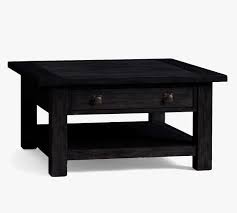 It's a square construction made of tempered glass, which you can open on two sides to have extra storage space. Benchwright 36 Square Coffee Table Pottery Barn
