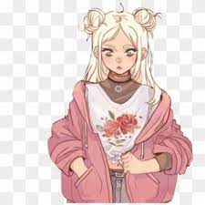 Hot promotions in aesthetic cartoon couple on aliexpress think how jealous you're friends will be when you tell them you got your aesthetic cartoon couple on aliexpress. Cute Blonde Anime Girl Hd Png Download 529x582 1089169 Pngfind