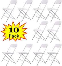 New Lazymoon 10 Pack White Plastic Folding Chair Commercial Quality Stackable Outdoor Event Chair Furni Plastic Folding Chairs Folding Chair Dining Chairs Buy