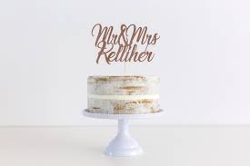 We ordered a confirmation cake for our daughter. Mr Mrs Wedding Cake Topper Personalised With Surname