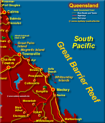 Qld East Coast Map North East Qld Map - Coast Of Queensland Australia