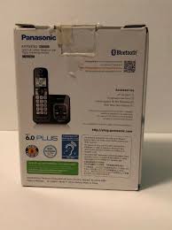 panasonic kx tg3760 link2cell cordless telephone black