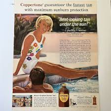 Image result for Coppertone Dark 1969 Tappan