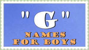 24.08.2020 · 385 boy cat names for every letter of the alphabet; Baby Boy Names Beginning With G 30 International Names Hot Right Now Youtube