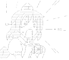 東方 aaセット６ asciiart asciiart アスキーアート 諏訪子 セット