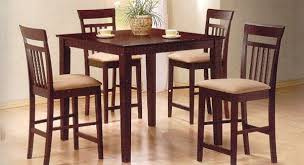 Square Cappuccino Tall Tables Counter Height Table Counter Height Dining Table Dining Room Sets Dining Table Setting