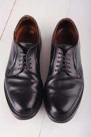 Vintage Alden Black Leather Oxfords Mens 7 1 2 By Theoldwell Dress Shoes Men Black Leather Oxfords Leather Oxfords