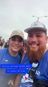 Police Officer Kyle Hicks 1 mile run in honor of him. #ccpd #policeofficer  #texas #cctx361 #cops #rip 👮🏼‍♂️🚓🚔