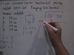 S = panjang sisi persegi. Cara Mencari Panjang Sisi Persegi Jika Diketahui Luasnya Cara Mencari Nilai Akar Youtube