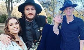 Miley Cyrus Takes Cody Simpson To Brother Braison S Wedding Daily Mail Online miley cyrus takes cody simpson to