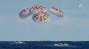The programme will be of two weeks duration during summer holidays (second. La Nasa Et Spacex Celebrent L Aller Retour Reussi De Dragon Dans L Espace Cnews