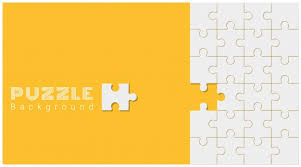 Jigsaw puzzle blank template of nine pieces. Puzzle Images Free Vectors Stock Photos Psd