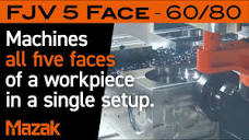Best-selling double column machining center FJV 5 Face-60/80 - YouTube
