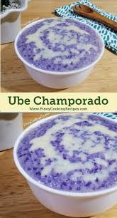 Ube Champorado Ube Recipes Champorado Recipe Filipino Food Dessert