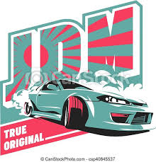 Nissan skyline gtr drawings draw gt r32 r34 drawing google outline cars deviantart r35 cool sketch drawn coloring pages supra. Burnout Car Japanese Drift Sport Jdm Burnout Car Japanese Drift Sport Car Jdm Racing Team Turbocharger Tuning Vector Canstock
