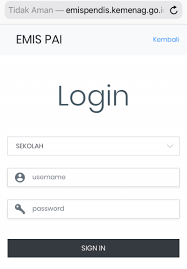 Untuk memperbaharui aplikasi, klik disini. Cara Mudah Input Data Kepsek Emis 2020