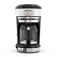 Russell Hobbs Retro Style 8 Cup White Stainless Steel Drip Coffee Maker Cm3100wtr The Home Depot In 2020 Percolator Coffee Drip Coffee Maker Coffee Maker