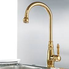 vintage polished brass single hole