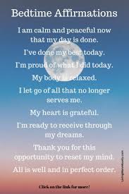 29 Bedtime Affirmations For Peace And Relaxation In 2020 Affirmations Sleep Quotes Positive Affirmations Quotes