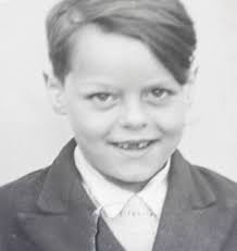 My brother in 1972 or 1973... lovely selection of wallpaper and carpets in  the house I grew up in! And look at that TV....which we rented! 😊😊😊