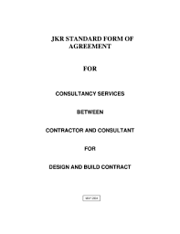 Standard form contracts are of two main types, and each category raises different issues to students of contract law. Jkr Standard Consultancy Design Build Fill Online Printable Fillable Blank Pdffiller