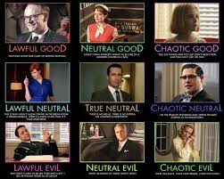 The Mad Men D D Alignment Chart May Be Sexist Birth Movies