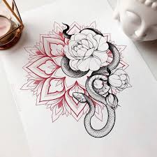 Flowers are one of the most beautiful things created by god and usually treated as a symbol of femininity. Schlangenblume Tattoo Farbe Auf Inspirationde Schlangenblume Tattoo Farbe Auf Inspirationde Farbe Mandala Tattoo Tattoo Graphic Flower Tattoo Designs