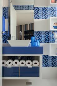 Decoracao Banheiro Simples Pastilhas Azul Orlane 88632 Banheiros Planejados Banheiros Modernos Banheiro Das Meninas