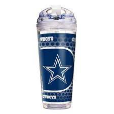 Team Pro Mark Nfl 24 Oz Drinking Water Nfl Team Dallas Cowboys Plastic Acrylic Size 3 H X 2 W X 9 D Wayfair In 2021 Dallas Cowboys Nfl Dallas Cowboys Cowboys