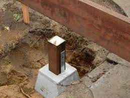 Free standing decks will require bracing between posts and from posts to beams. What S The Best Type Of Concrete Deck Blocks Diy