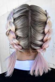 40 Elegant Summer Hairstyle Ideas For You With Images Summer Hairstyles For Medium Hair French Braid Short Hair Short Hair Styles Easy