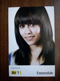 EFFIE WOODS *Priya Sharma* EMMERDALE NOT SIGNED FAN CAST PHOTO CARD FREE  POST