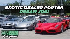 California driver's license (required) work location: How Fun Is Being A Porter At An Exotic Car Dealership Youtube