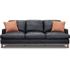 Mid Century Modern Dark Blue Leather Sofa Westport Modern Leather Sofa Mid Century Leather Sofa Blue Leather Sofa