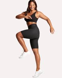 Soma Mel Cotton Shaping Bike Shorts Black | Womens Activewear « Leuanveto