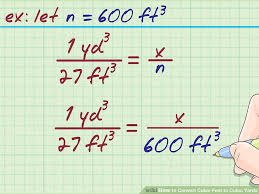 3 ways to convert cubic feet to cubic yards wikihow