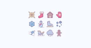 Free winter holiday clip art borders, winter holiday borders clipart free. Frost And Snow 20 Packs Of Free Winter Clipart And Icons Blog Icons8 Com