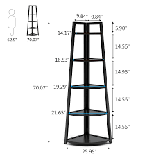 Newest oldest price ascending price descending relevance. 70 Inch Tall Corner Shelf 5 Tier Corner Bookshelf Bookcase Plant Stand On Sale Overstock 32764610