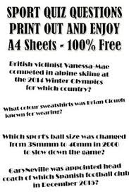 In these sports trivia questions and answers, we'll dive deep into all aspects of sport. 62 Quizzes And Trivia Ideas Free Pub Quiz Pub Quiz Quiz