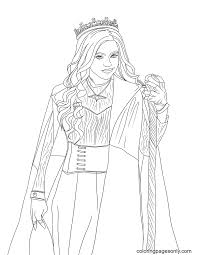 Uma coloring pages for kids online. Descendants Coloring Pages Coloring Pages For Kids And Adults