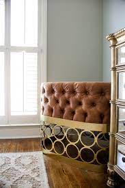 Tufted Leather Bassinet