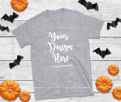 Free Halloween Grey T Shirt Mockup Gildan 64000 Shirt Flat Lay Psd Free Psd Mockups In 2020 Design Mockup Free Free Psd Design Free Psd Mockups Templates
