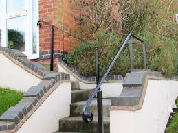 Handrails are a necessary part of building concrete steps. Wrought Iron Handrails Metal Handrails