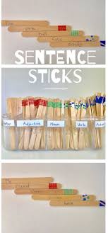 Sentence Sticks Teach Me Mommy Teach English To Kids Teaching Sentences Sentence Activities