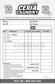 Savesave contoh desain spanduk for later. Contoh Nota Laundry Yang Baik Hati Ada Contoh Spanduk Laundry Juga Kios Grafis Brosur Baik Hati Desain
