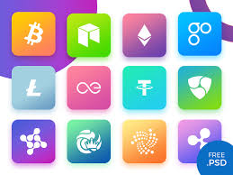 Vector files, including png and svg icons. Cryptocurrency Icons Flat Design Icons Icon Cryptocurrency