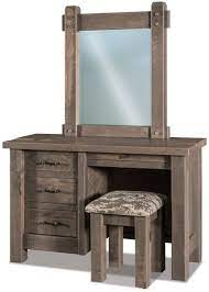 This rustic farmhouse vanity set is equipped with five soft close draws as well as two functional sinks, making it. Brinkley Rustic Dressing Vanity Countryside Amish Furniture Bedroom Decor Cozy Rustic Vanity Rustic Bedroom Decor
