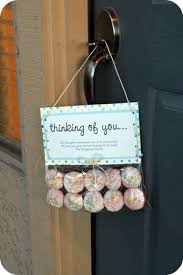From little 'pick me up' letterbox biscuits to tins designed to be shared we're certain that you'll raise a smile with this gorgeous collection of treats. Love The Idea Of Leaving A Cupcake With A Thinking Of You Tag Attached To It On The Door I Don T Like The Idea Of Cupcake Gift Thoughtful Gifts Crafty Gifts