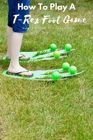 Hilarious Trex Game A Jurassic Sized Minute To Win It Game Dinosaur Party Games Superhero Party Games Bridal Party Games